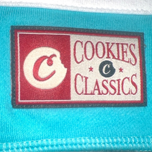 COOKIES "BREAKAWAY" LONG SLEEVE HOCKEY KNIT | Color: Black/Tiffany Blue |NEW/NWT - Picture 11 of 16